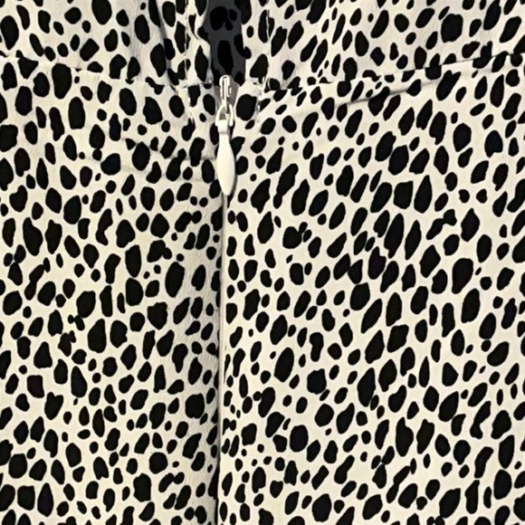 MISSGUIDED Flutter Sleeve Dalmatian Print Midi Dress, Size 14; NWT - Picture 13 of 16
